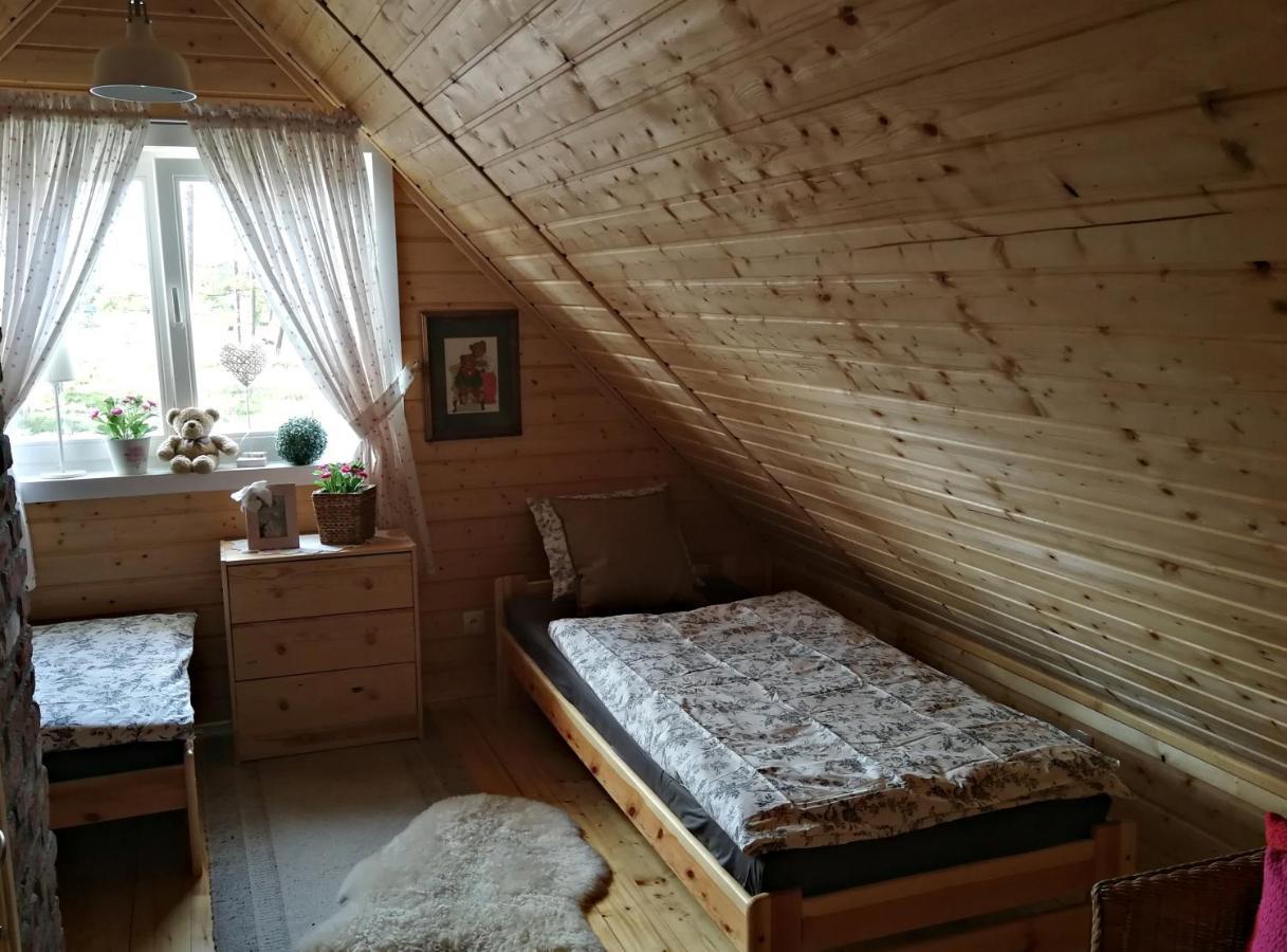 Drewniany Domek Nad Miedwiem Morzyczyn  Kültér fotó